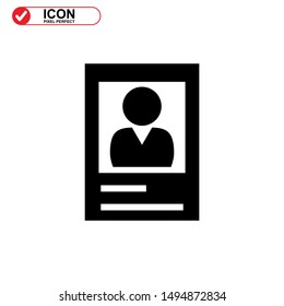 missing person icon isolated sign symbol vector illustration - high quality black style vector icons
