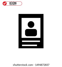 missing person icon isolated sign symbol vector illustration - high quality black style vector icons
