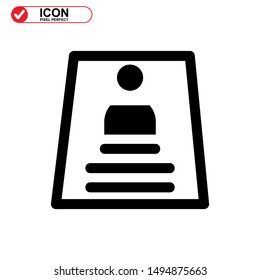 missing person icon isolated sign symbol vector illustration - high quality black style vector icons
