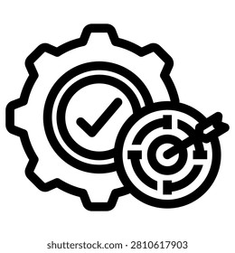 Mission Accomplished Icon Element For Design