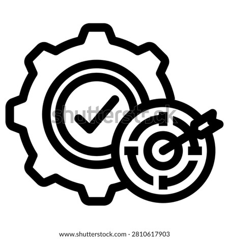 Mission Accomplished Icon Element For Design