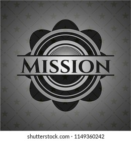 Mission dark badge