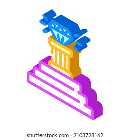 mission of expertise isometric icon vector. mission of expertise sign. isolated symbol illustration