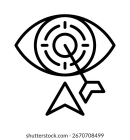 Mission Focus Icon Element For Design