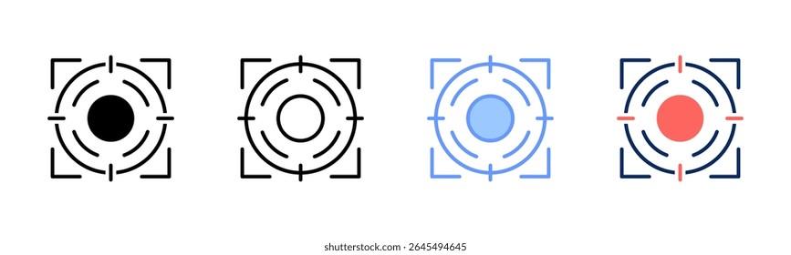 Mission Focus icon sheet multiple style collection