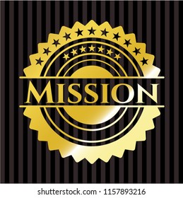 Mission golden badge