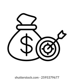Mission Icon Element For Design
