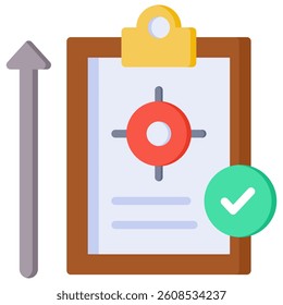 Mission Icon Element For Design