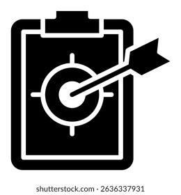 Elemento de icono de misión para diseño