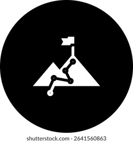 Mission Icon Element For Design