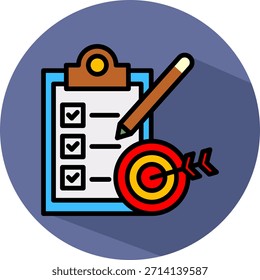 Ilustración vectorial isométrica del icono de misión