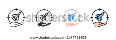 Mission Icon Pack In Multiple Styles