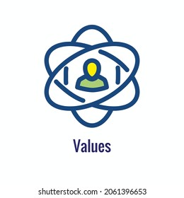 Mission icon to use with Core Values and Mission Statements