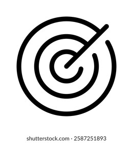 Mission Icon Vector Symbol Design Illustration