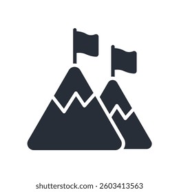 mission icon. vector.Editable stroke.linear style sign for use web design,logo.Symbol illustration.
