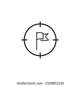 mission icons symbol vector elements for infographic web