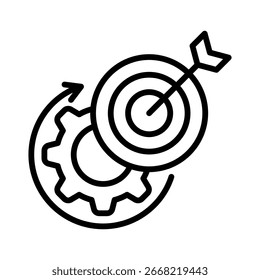 Elemento de ícone de integração de missão para design