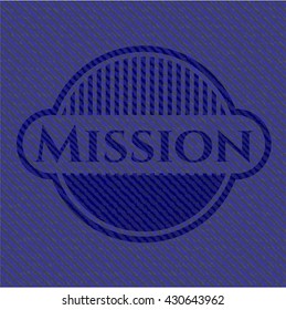 Mission with jean texture