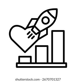 Elemento de ícone Missão e Significado para Design