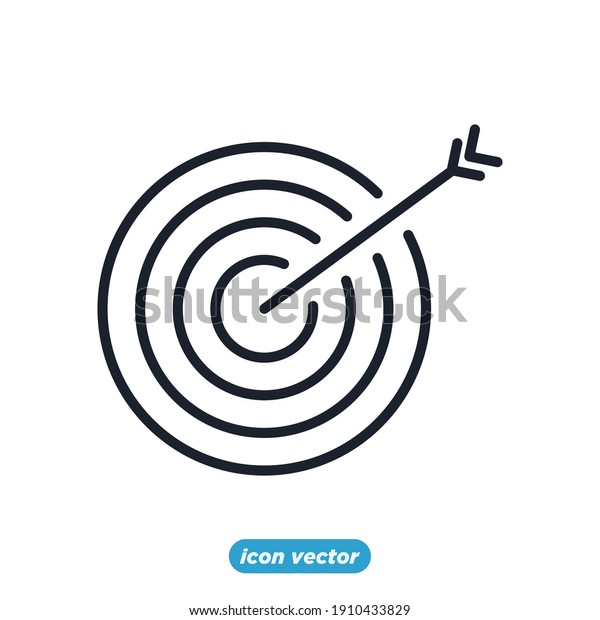 Mission\
Path icon. business target and goal symbol template for graphic and\
web design collection logo vector\
illustration