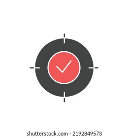 Mission Path icons  symbol vector elements for infographic web