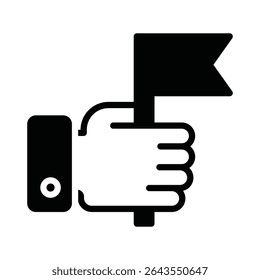 Mission Vector Icon which can easily modify or edit
