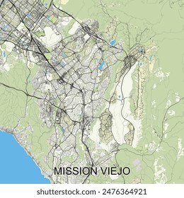 Mission Viejo, California, EE.UU. mapa