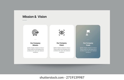 Misión y Visión Presentación de diapositivas Plantillas
