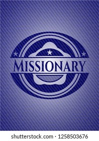 Missionary with jean texture