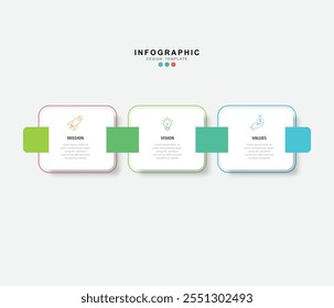 Mission,vision,values,graphic design template.eps 10 on white background