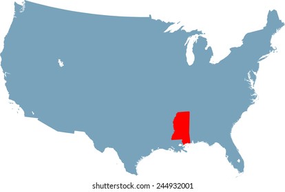 Mississippi Map