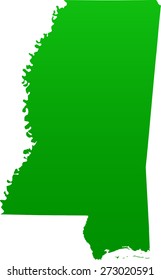 Mississippi map