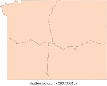 Mississippi State Amite County vector Census Tract polygon based on Tiger 2020 Census Data