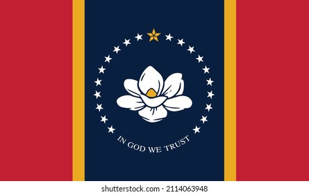Mississippi US-Staatsvektorgrafik