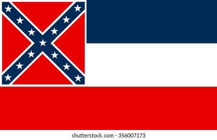 Mississippi (USA)  Flag