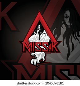 Diseño del logotipo de Miss.K mascot Sport