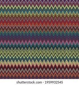 Missoni men's textile vector seamless repeat pattern.