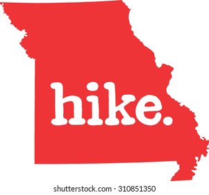 Missouri hike state vector sign