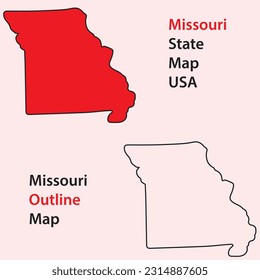 missouri state map of usa