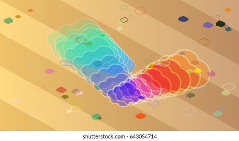 mist background vector