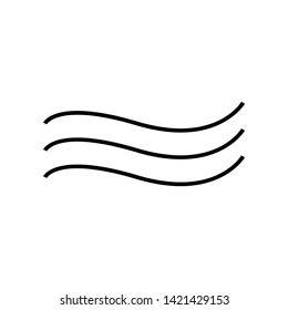 mist icon. Element of Whether for mobile concept and web apps icon. Outline, thin line icon for website design and development, app development