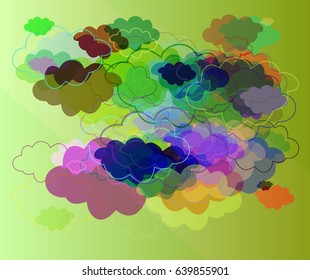 mist pattern vector