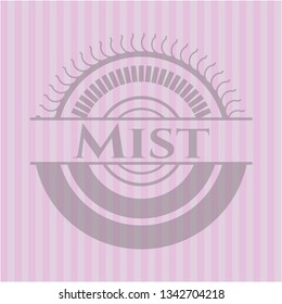 Mist pink emblem