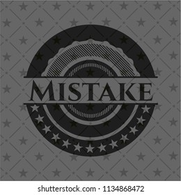 Mistake black badge