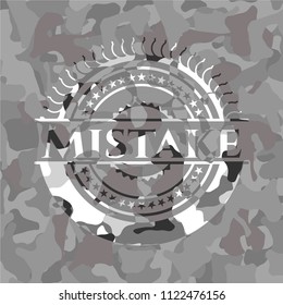 Mistake on grey camo texture