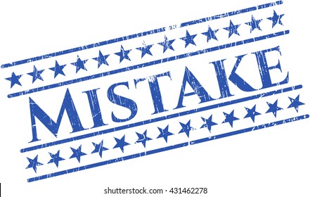 Mistake mit Gummidichtung Textur