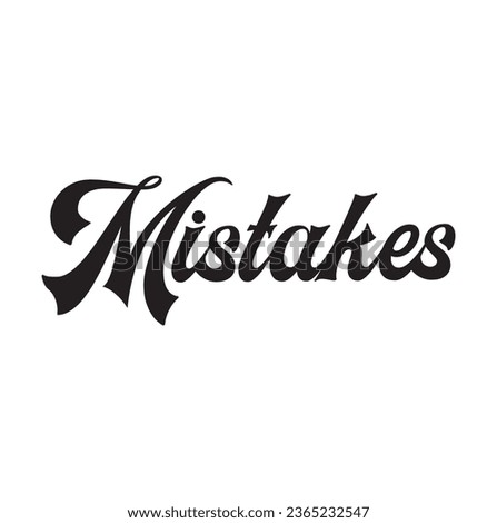 mistakes text on white background.