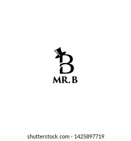 Mister B Logo Design Inspiration Mafia Stock Vector (Royalty Free ...