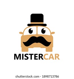 Mister car logo template design