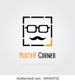 Mister Corner Logo Template.